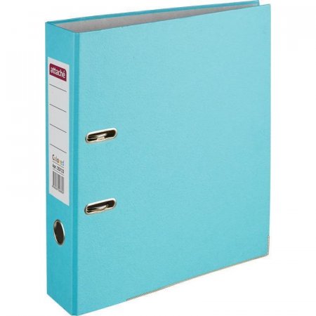 Папка-регистратор Attache Colored light 75 мм голубая