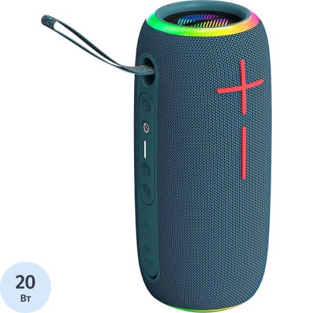 Акустическая система BQ PBS4004 синяя с микрофоном и подсветкой  (86198209) Акустическая система BQ PBS4004 синяя с микрофоном и подсветкой  (86198209)