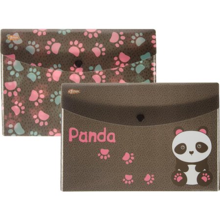Папка-конверт на кнопке №1 School Panda А5 (2 штуки в упаковке)