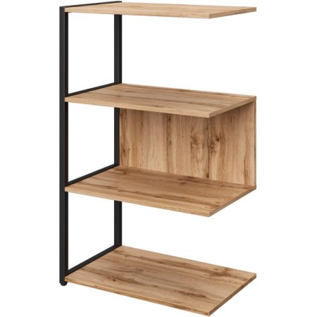 Полустеллаж для документов Easy to lead K-Loft 241H021 дуб  натуральный/чёрный 645х400х1068 мм