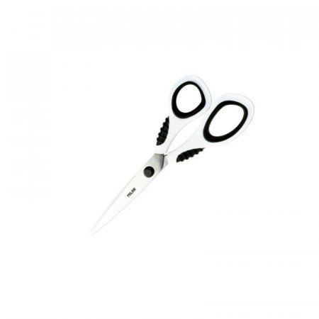 Ножницы Milan 202 мм с пластиковыми ручками белого цвета