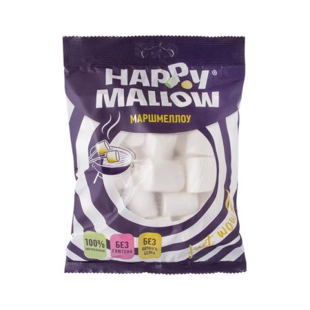 Зефир Happy Mallow воздушный для десертов 135 г