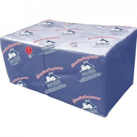 Салфетки Profi Pack 2 сл. 24х24 синие 250 шт./уп.