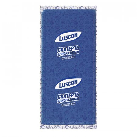 Скатерть  Luscan спанбонд синяя 110x140 см