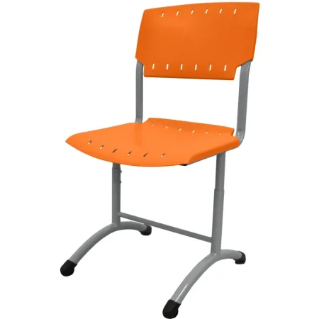Стул ученический Sigma (оранжевый/серый, рост 4-6)