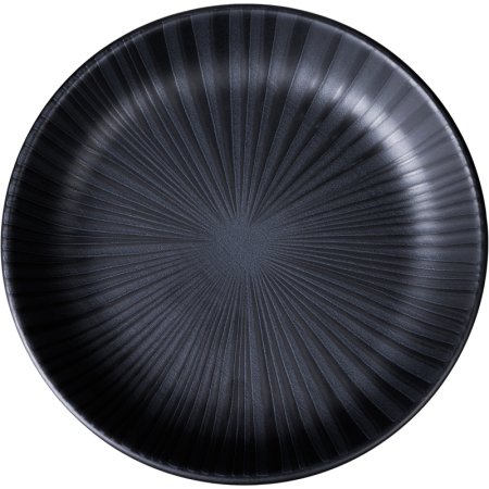 Тарелка суповая Oxford FLAT Shape ONIX керамика 20.5 см черная