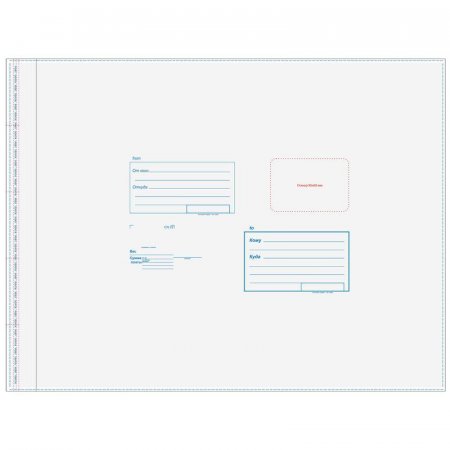 Пакет почтовый полиэтиленовый 485x615 мм
