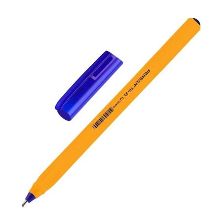 Ручка шариковая неавтоматическая Pensan Yellow синяя (толщина линии 0.7  мм)
