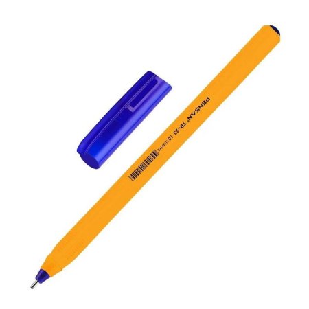 Ручка шариковая неавтоматическая Pensan Yellow синяя (толщина линии 0.7  мм)