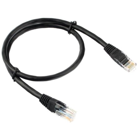 Патч-корд витая пара Cablexpert PP6U-0.5M/BK 6 0,5 м