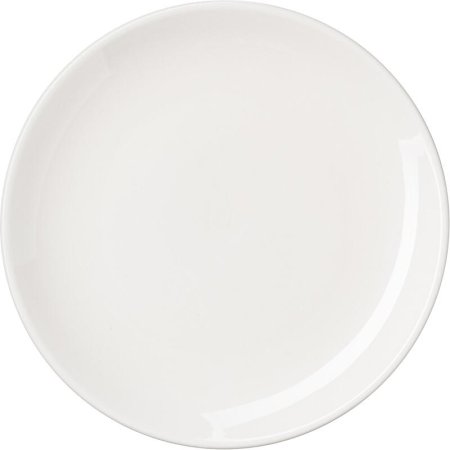 Тарелка десертная фарфор KunstWerk диаметр 230 мм белая 6 штук в  упаковке (артикул производителя 03011456)