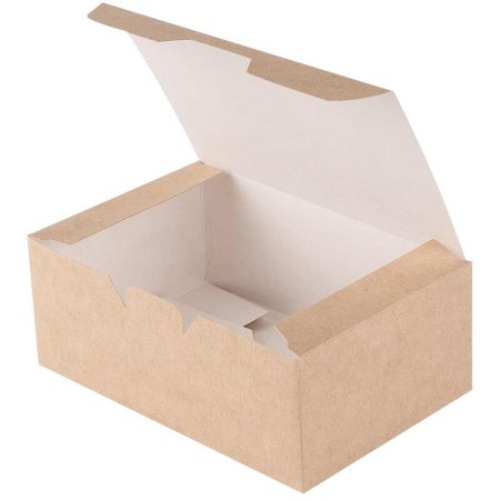 Контейнер бумажный OSQ Fast Food BOX S 115х75х45мм, крафт 900штук в  упаковке