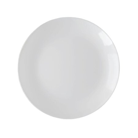 Тарелка обеденная опаловое стекло Кулинарк Сфера диаметр 265 мм белая 6  штук в упаковке