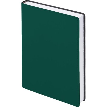 Ежедневник недатированный Attache искусственная кожа Soft Touch А5 180  листов темно-зеленый (143х210 мм)