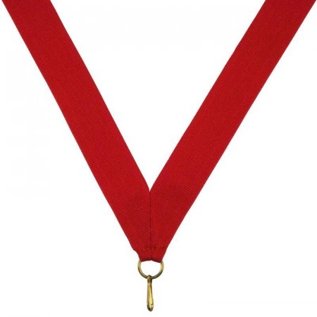 Лента для медалей красная 24 мм