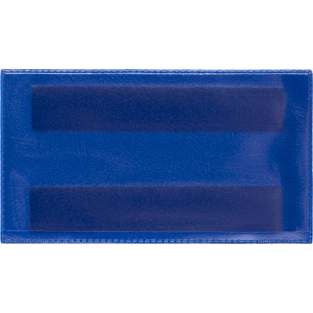 Карман для маркировки магнитный горизонтальный синий 113 x 53 мм (10  штук в упаковке)