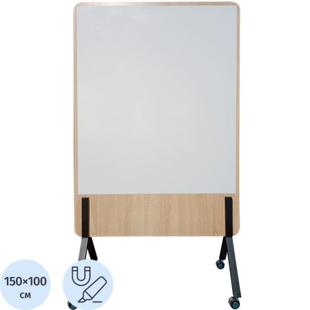 Доска магнитно-маркерная BoardSYS 150x100 см двухсекционная с полимерным   покрытием