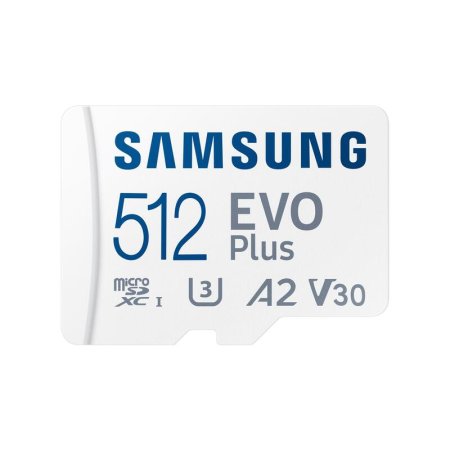 Карта памяти 512 ГБ microSDXC Samsung Evo Plus UHS-I U3 V30 A2  (MB-MC512KA/APC)