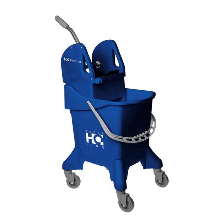 Тележка уборочная HQ Profiline 1-ведерная 31 л синяя