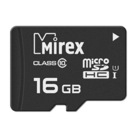 Карта памяти 16 ГБ microSDHC Mirex 13612-MCSUHS16 Class 10 UHS-I U1