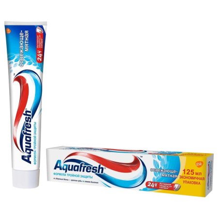 Зубная паста Aquafresh Тройная защита 125 мл