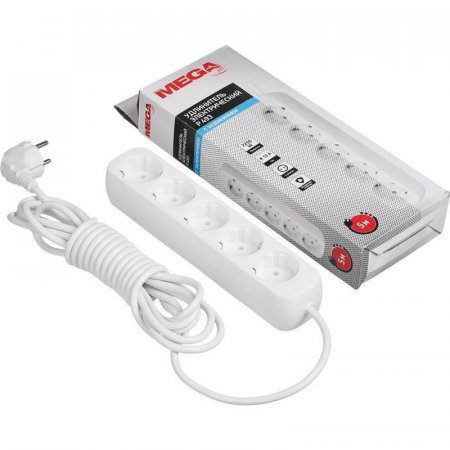 Удлинитель ProMega P493 5 розеток 5 м с заземлением
