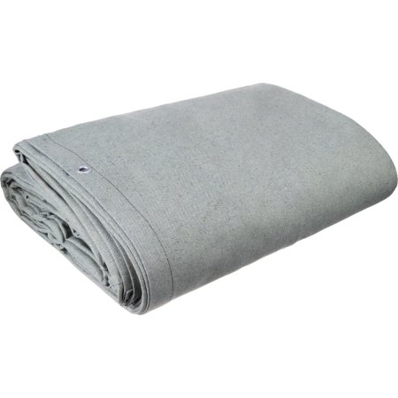 Тент-полог брезент ПВ 400 см x 6 м с люверсами хаки