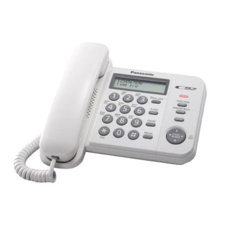 Телефон проводной Panasonic KX-TS 2356RUW белый