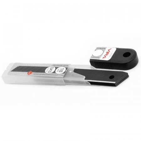 Лезвия сменные для канцелярских ножей Vira Rage 18 мм сегментированные (5 штук в упаковке) (831495)