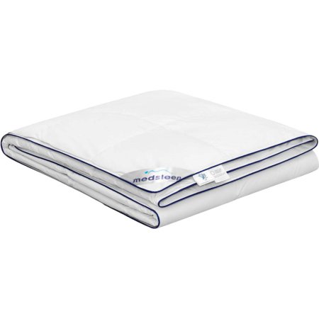 Одеяло евро Medsleep Mayura 200х210 см стеганое с кантом белое