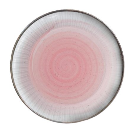 Набор тарелок одноразовый ND Play Керамика картонный розовый 230  мм 6  штук в упаковке
