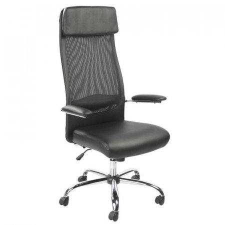 Кресло для руководителя Easy Chair 507 TPU черное (искусственная кожа/сетка, металл)