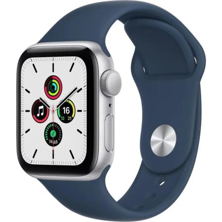 Смарт-часы Apple Watch SE 40 мм серебристые (MKNY3LL/A)