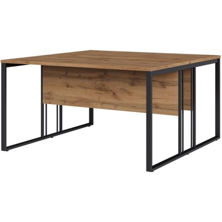 Рабочая станция Easy Loft двухместная (дуб натуральный, 1380х1370х750  мм)