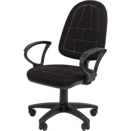 Кресло офисное Chairman 205 черное (ткань, пластик)