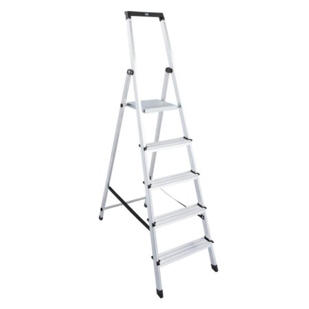 Стремянка алюминиевая 5 ступеней Krause 126238