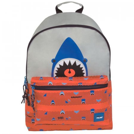 Рюкзак школьный Milan Shark Attack разноцветный