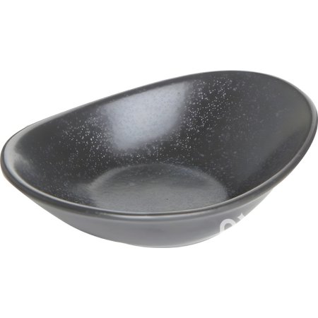 Соусник Porland Seasons фарфоровый 50 мл 11х7 см (808110 чёрный-12)