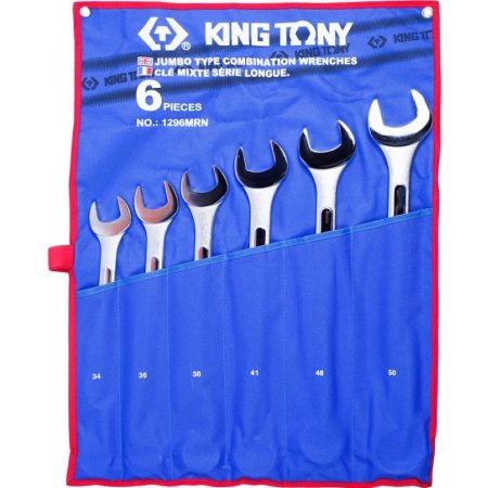 Набор ключей комбинированных King Tony 34-50 мм 6 предметов (1296MRN)