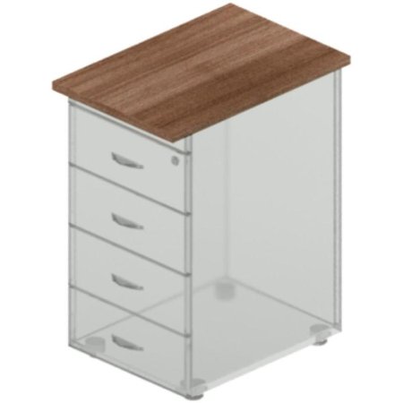 Топ тумбы приставной Агат АО-26Т (орех палдао, 400x600x22 мм)