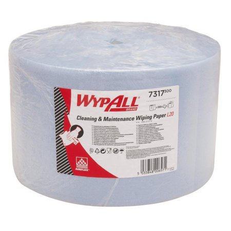 Протирочный материал KIMBERLY-CLARK Wypall L20 7317 голубой (1000 листов   в упаковке)