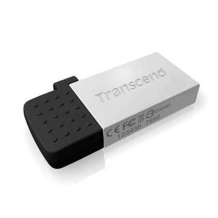 Флеш-память USB 2.0 microUSB 16 Гб Transcend JetFlash 380  (TS16GJF380S)