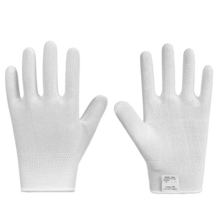 Перчатки защитные Чибис ПЭ полиэфирные белые (13 класс, размер 10, XL)