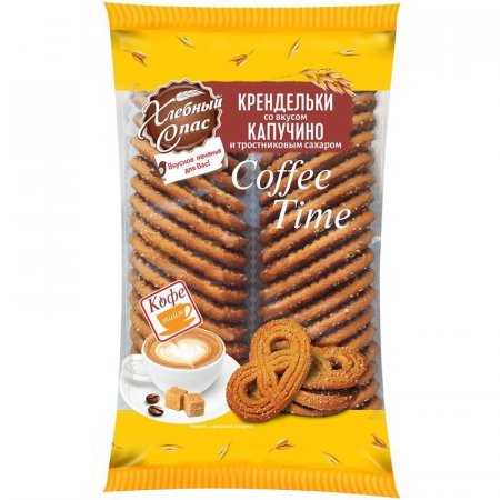 Печенье сдобное Хлебный спас Coffe Time со вкусом капучино 320 г