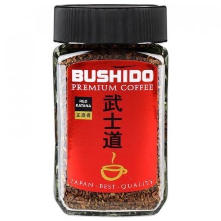 Кофе растворимый Bushido Red Katana(50 г, стекло)