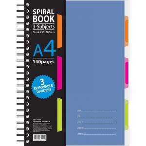 Бизнес-тетрадь Attache Selection Spiral Book A4 140 листов синяя в клетку на спирали (230x298 мм)