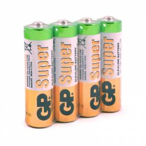 Батарейки GP Super пальчиковые AA LR6 (экономичная упаковка, 4 штуки)