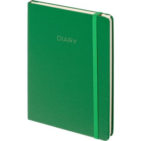 Ежедневник недатированный Attache Diary искусственная кожа А5 136 листов зеленый (140x200 мм)