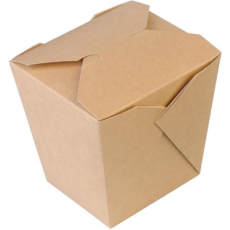 Коробка для лапши/WOK OSQ Group Noodles М 70х70х90 мм крафт (480 штук в  упаковке)