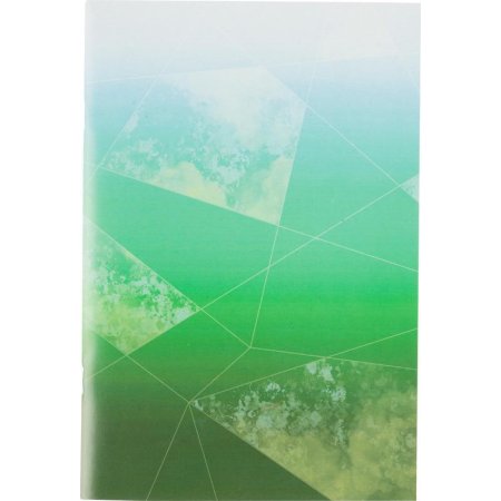 Тетрадь общая Attache Ice Синий/зеленый А4- 48 листов в клетку на  скрепке (обложка в ассортименте)